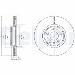 TARCZA HAM.AUDI DELPHI BG4346
