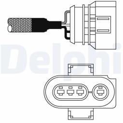 SONDA LAMBDA VW DELPHI ES10977-12B1