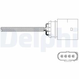 SONDA LAMBDA AUDI DELPHI ES20338-12B1