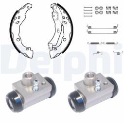 ZESTAW SZCZĘK HAM.Z CYLIN.RENAULT CLIO 01- /203X40/ /+CYLINDERKI/ DELPHI KP1077
