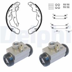ZESTAW SZCZĘK HAM.Z CYLIN.TOYOTA YARIS 1,0-1,4D4D 02- /200X30/ DELPHI KP1079