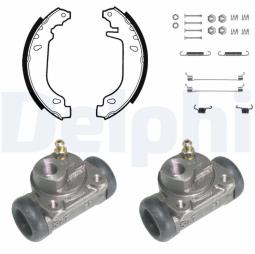 ZESTAW SZCZĘK HAM.Z CYLIN.RENAULT CLIO 1,4-1,8 90- /180X40/ DELPHI KP827