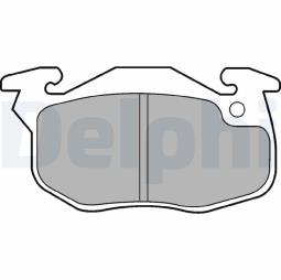 KLOCKI HAM./PRZ/ PEUGEOT 106 95- DELPHI LP1053