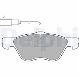 KLOCKI HAM./PRZ/ ALFA 166 2,4JTD 00- DELPHI LP1408