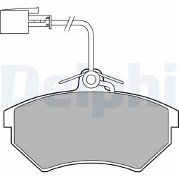 KLOCKI HAM./PRZ/ VW VENTO 92- DELPHI LP1412