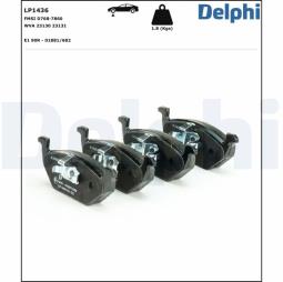 KLOCKI HAM./PRZ/ SKODA OCTAVIA 1,8-1,9TD-96 DELPHI LP1436