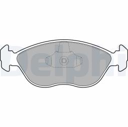 KLOCKI HAM./PRZ/ VOLVO C70 2,0-2,3 97- DELPHI LP1443         7.588.0