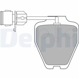 KLOCKI HAM./PRZ/ AUDI A6,A8 2,0-2,8 00- DELPHI LP1530
