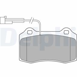 KLOCKI HAM./PRZ/ ALFA GTV 3,0 V6 24V 00- DELPHI LP1543