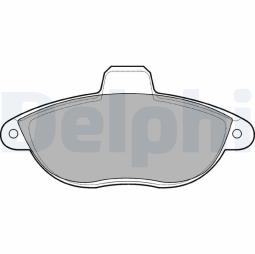 KLOCKI HAM./PRZ/ CITROEN JUMPY,SCUDO 1,9D/TD DELPHI LP1592         7.619.0