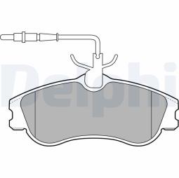 KLOCKI HAM./PRZ/ CITROEN BERLINGO,PARTNER /BDX/ DELPHI LP1607         7.655.0