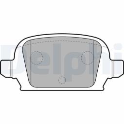 KLOCKI HAM./TYŁ/ OPEL CORSA C 00- DELPHI LP1677         7.713.0
