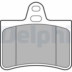 KLOCKI HAM./TYŁ/ CITROEN C5 01- DELPHI LP1680         7.764.0