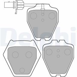 KLOCKI HAM./PRZ/ AUDI S6 QUATRO DELPHI LP1703