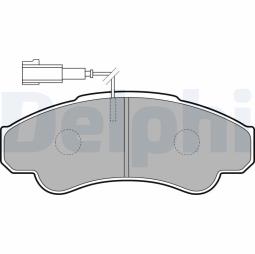 KLOCKI HAM./PRZ/ CITROEN JUMPER 01- DELPHI LP1751         7.774.0
