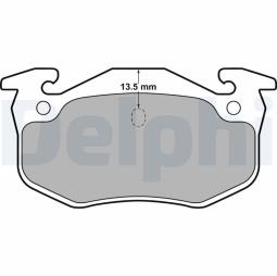 KLOCKI HAM./TYŁ/ CITROEN XSARA 00-      /+CZUJNIK/ DELPHI LP1778         7.608.0