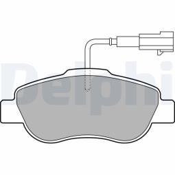 KLOCKI HAM./PRZ/ FIAT 500 1.3JTD 07- DELPHI LP2014