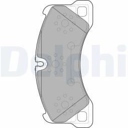 KLOCKI HAM./PRZ/ PORSCHE CAYENNE 02- DELPHI LP2117