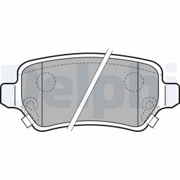 KLOCKI HAM./TYŁ/ OPEL ASTRA 01- /+CZUJNIK/ DELPHI LP2188