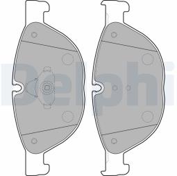 KLOCKI HAM./PRZ/ BMW 5,7 /F10/ 10- DELPHI LP2189