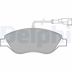 KLOCKI HAM./PRZ/ FIAT BRAVO 1,4 16V 08- DELPHI LP2299