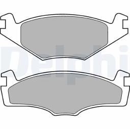 KLOCKI HAM./PRZ/ VW GOLF II 19,7mm DELPHI LP421          7.291.1