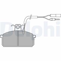 KLOCKI HAM./TYŁ/ VW SHARAN 95- DELPHI LP565          7.348.1