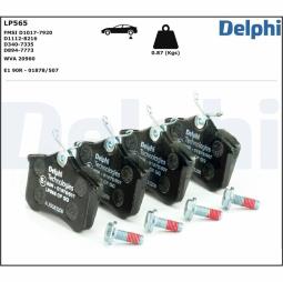 KLOCKI HAM./TYŁ/ VW SHARAN 95- DELPHI LP565          7.348.1