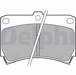 KLOCKI HAM./PRZ/ MAZDA 323 89- DELPHI LP743          7.473.0