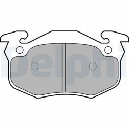 KLOCKI HAM./TYŁ/ RENAULT MEGANE 1,6-2,0 -99 DELPHI LP836          7.257.4