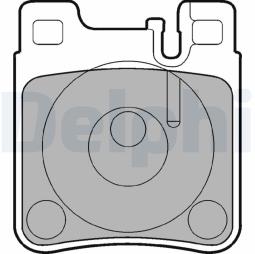 KLOCKI HAM./TYŁ/ DB W140 91- /S/        W210 95- 2,8-4,2 DELPHI LP841          7.513.0