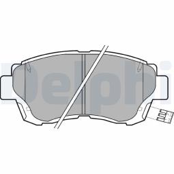 KLOCKI HAM./PRZ/ PEUGEOT 406 2,0-3,0 DELPHI LP986          7.622.0