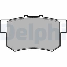 KLOCKI HAM./TYŁ/ HONDA ACCORD 2,0-2,2 DELPHI LP948