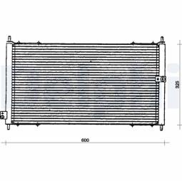 CHŁODNICA KLIM.CITROEN XSARA,PICASSO    "PEUGEOT 406 /6453.EC 6455.W9 96367224 96374165/" DELPHI TSP0225250 DEL