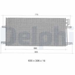 CHŁODNICA KLIM.VW T4 2,0-2,8 90-        /7D0820413B/ DELPHI TSP0225393 DEL