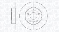 TARCZA HAM./TYŁ/ OPEL ASTRA G 1.8I,2.0I MAGNETI MARELLI 361302040141