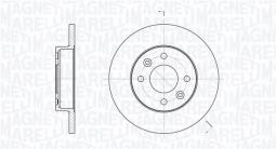TARCZA HAM./PRZ/ RENAULT CLIO I, CLIO MAGNETI MARELLI 361302040191