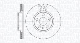 TARCZA HAM./PRZ/ FIAT SCUDO/ CITROEN JUM MAGNETI MARELLI 361302040232