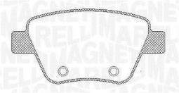 KLOCKI HAM./TYŁ/ AUDI A1 8X1 10/11- MAGNETI MARELLI 363916060441