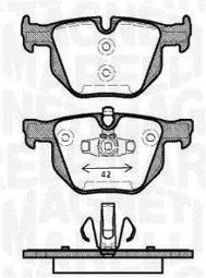 KLOCKI HAM./TYŁ/ BMW S.3 E90 01/05- MAGNETI MARELLI 363916060486