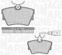 KLOCKI HAM./TYŁ/ VOLKSWAGEN CARAVELLE 98- MAGNETI MARELLI 363916060541