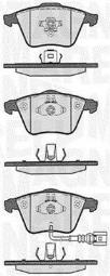 KLOCKI HAM./PRZ/ SKODA SUPERB II 1K5K 07/08- MAGNETI MARELLI 363916060606