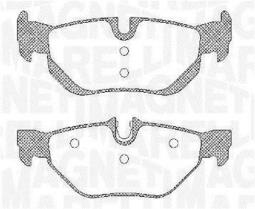 KLOCKI HAM./TYŁ/ BMW S.1E87 04- MAGNETI MARELLI 363916060624