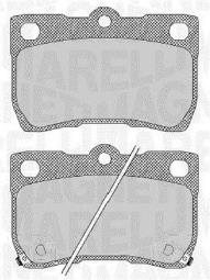 KLOCKI HAM./TYŁ/ LEXUSIS II GSE ALE US MAGNETI MARELLI 363916060638