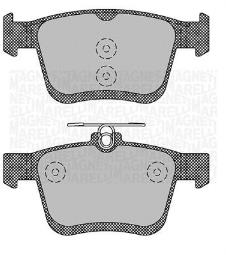 KLOCKI HAM./TYŁ/ AUDI A3 8VO 10/12- MAGNETI MARELLI 363916060714