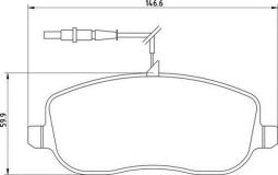 KLOCKI HAM. CITROEN JUMPER MAGNETI MARELLI 363710201369