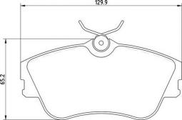 KLOCKI HAM. VW TRANSPORTER IV MAGNETI MARELLI 363710205072