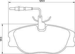 KLOCKI HAM. CITROEN JUMPER MAGNETI MARELLI 363710205084