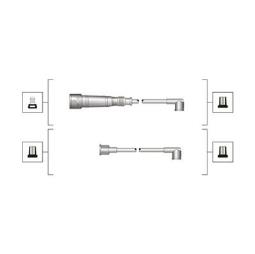 PRZEWODY WYS.NAP.SKODA 1,6 98- /FELICIA MAGNETI MARELLI 941319170003   MSQ0003