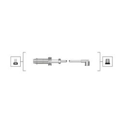 PRZEWODY WYS.NAP.CITROEN 0,9-1,6 93- SAX,P16 MAGNETI MARELLI 941319170034   MSQ0034